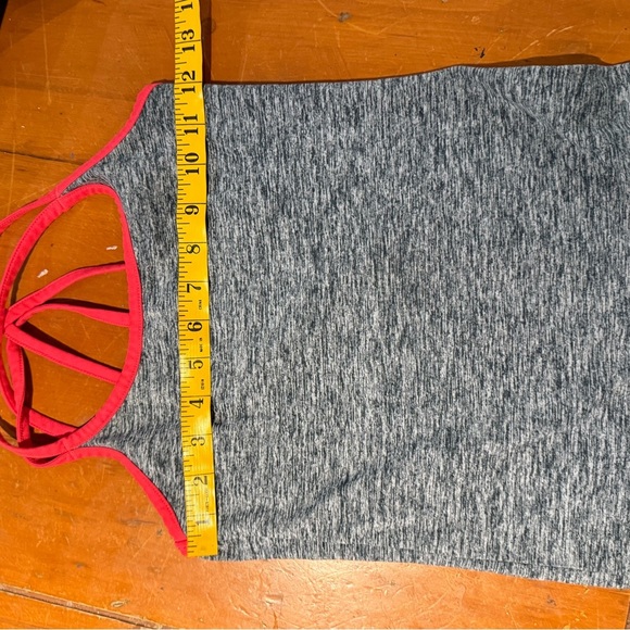 Aerie Gray Tank Top with Red Straps - Picture 5 of 5